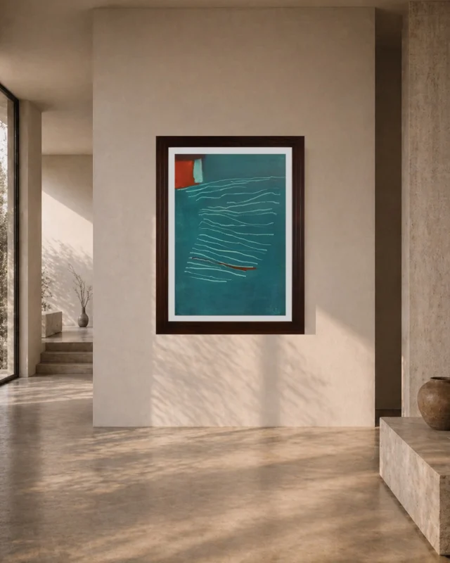 [TR]
Gövdenin Çizikleri: Mavi
2001Kağıt Üzerine Yağlı Boya (Su Kontrasına Marufle)
99 x 69 cm (paspartu ve masif ahşap çerçeve ile: 124 x 94 cm)
Sanatçının Atölyesinde[EN]
Marks of the Torso: Blue
2001Oil on Paper (Mounted on Marine Plywood)
99 x 69 cm (with mat and solid wood frame: 124 x 94 cm)
Avaliable at the Artist’s Studio#naficil #contemporaryart #blue #abstractart #torso